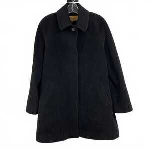 SACHI Black Button-Up Wool Blend Coat | Women’s M Regular